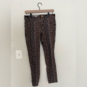 Brown and tan straight leg pants!